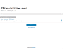 Tablet Screenshot of hassijobsearch.blogspot.com