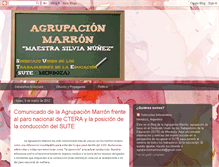 Tablet Screenshot of agrupacionmarronsute.blogspot.com