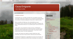 Desktop Screenshot of causaemigrante.blogspot.com