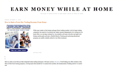 Desktop Screenshot of earnmoneywhileathome101.blogspot.com