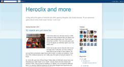 Desktop Screenshot of heroclixandmore.blogspot.com