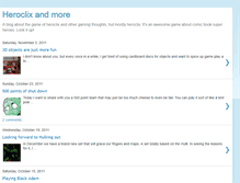 Tablet Screenshot of heroclixandmore.blogspot.com