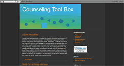 Desktop Screenshot of counselingtoolbox.blogspot.com