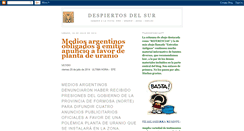 Desktop Screenshot of despiertosdelsur.blogspot.com