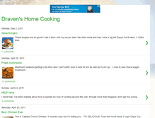 Tablet Screenshot of dravenshomecooking.blogspot.com
