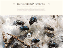 Tablet Screenshot of entomologia-forense-mexico.blogspot.com