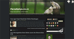 Desktop Screenshot of paradiptya.blogspot.com