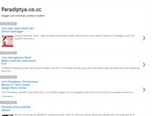Tablet Screenshot of paradiptya.blogspot.com