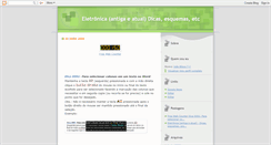 Desktop Screenshot of eletronica-antiga-e-atual.blogspot.com