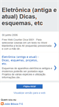 Mobile Screenshot of eletronica-antiga-e-atual.blogspot.com