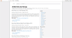 Desktop Screenshot of cintadanremaja.blogspot.com