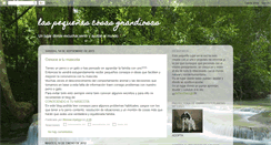 Desktop Screenshot of laspequeascosasgrandiosas.blogspot.com