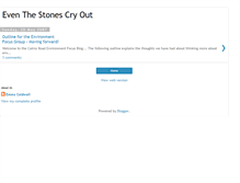 Tablet Screenshot of eventhestonescryout.blogspot.com