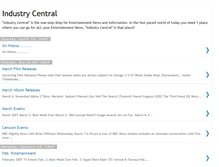 Tablet Screenshot of industrycentral.blogspot.com