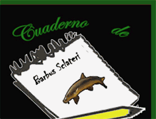 Tablet Screenshot of cuadernodeunpescador.blogspot.com