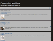 Tablet Screenshot of powerjuicermachines.blogspot.com