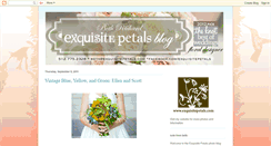 Desktop Screenshot of exquisitepetals.blogspot.com