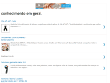 Tablet Screenshot of conhecimentoemgeral.blogspot.com