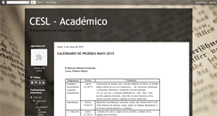 Desktop Screenshot of ceslacademico.blogspot.com