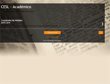 Tablet Screenshot of ceslacademico.blogspot.com