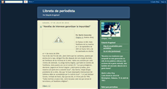 Desktop Screenshot of libretadeperiodista.blogspot.com