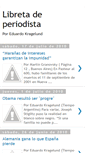 Mobile Screenshot of libretadeperiodista.blogspot.com