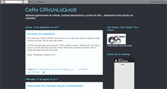 Desktop Screenshot of cerocircunloquios.blogspot.com