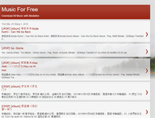 Tablet Screenshot of musicfree4share.blogspot.com