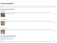 Tablet Screenshot of frommundpink.blogspot.com