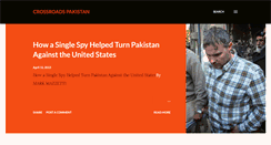 Desktop Screenshot of crossroadspakistan.blogspot.com