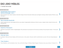 Tablet Screenshot of ekojokoweblog.blogspot.com