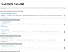 Tablet Screenshot of caminhadagarajau.blogspot.com