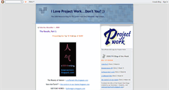 Desktop Screenshot of iloveprojectwork.blogspot.com