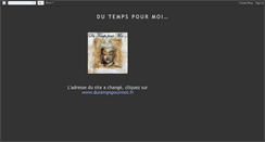 Desktop Screenshot of dutempspourmoi67.blogspot.com