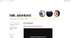 Desktop Screenshot of helloadventures.blogspot.com