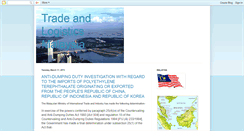 Desktop Screenshot of logistics-malaysia.blogspot.com
