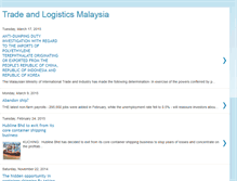 Tablet Screenshot of logistics-malaysia.blogspot.com