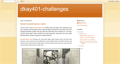 Desktop Screenshot of dkay401-challenges.blogspot.com