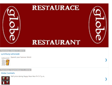 Tablet Screenshot of globerestaurant.blogspot.com