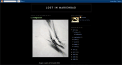 Desktop Screenshot of lostinmarienbad.blogspot.com