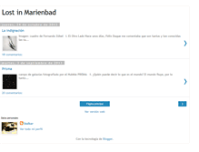 Tablet Screenshot of lostinmarienbad.blogspot.com