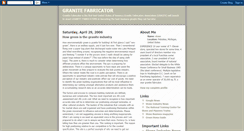 Desktop Screenshot of granite-fabricator.blogspot.com