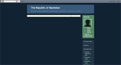 Desktop Screenshot of mackistan.blogspot.com