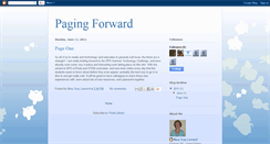 Desktop Screenshot of pagingforward.blogspot.com