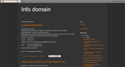 Desktop Screenshot of infomation-domain.blogspot.com