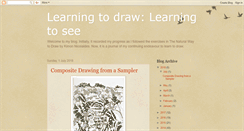 Desktop Screenshot of learningtodrawlearningtosee.blogspot.com