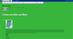 Desktop Screenshot of comoescribirunlibro.blogspot.com