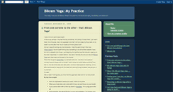 Desktop Screenshot of bikram-yoga.blogspot.com