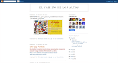 Desktop Screenshot of elcaminodelosaltos.blogspot.com