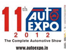 Tablet Screenshot of 11thautoexpo2012.blogspot.com